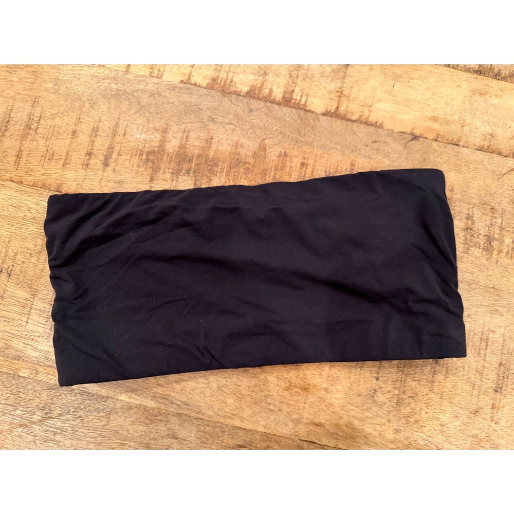 Skims Fits Everybody Bandeau Bra Onyx Black Strapless